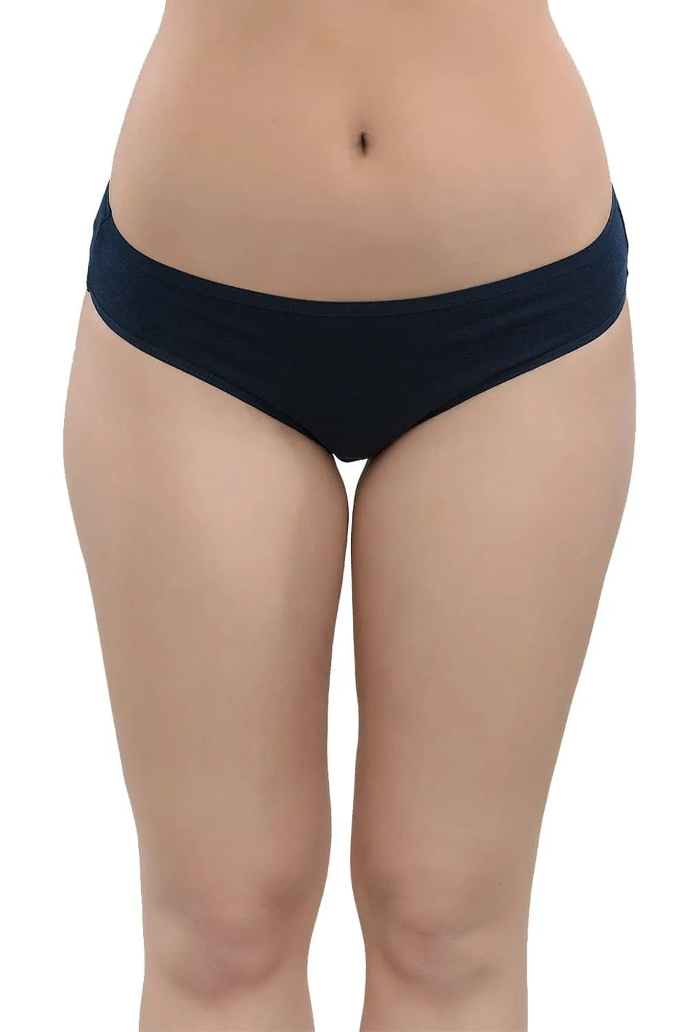 Organic Cotton Antimicrobial Bikini (Pack of 5)-IMP004_2Navy_3Peach-