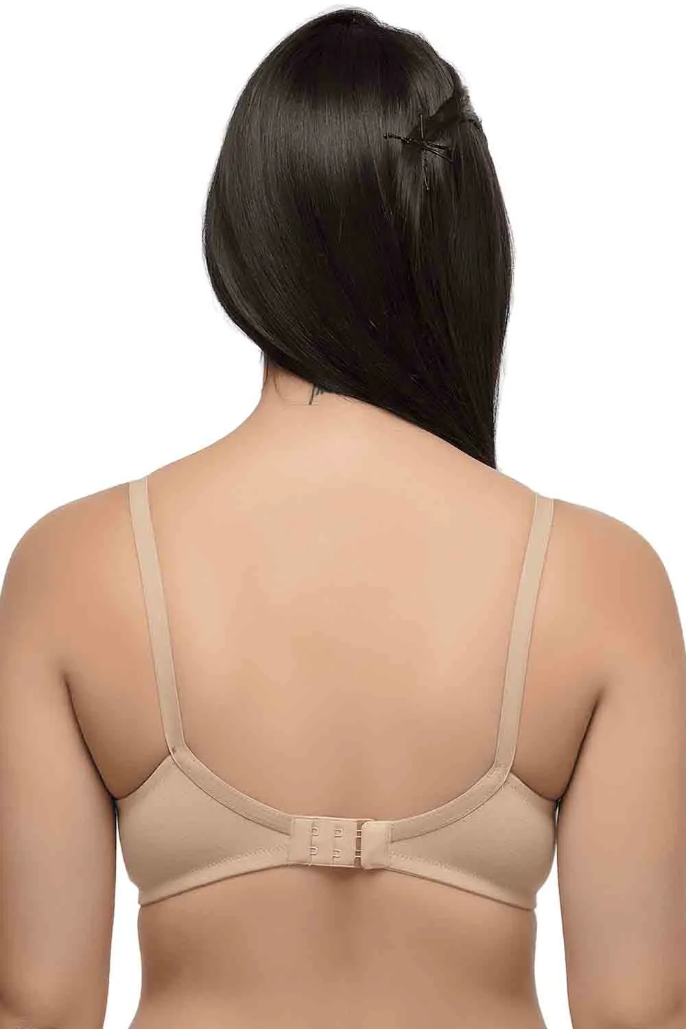 Organic Cotton  Antimicrobial  Seamless Side Support Bra-ISB057-Skin-