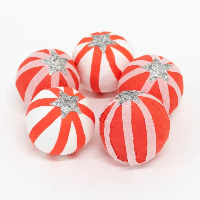 Peppermint Candy Surprise Balls