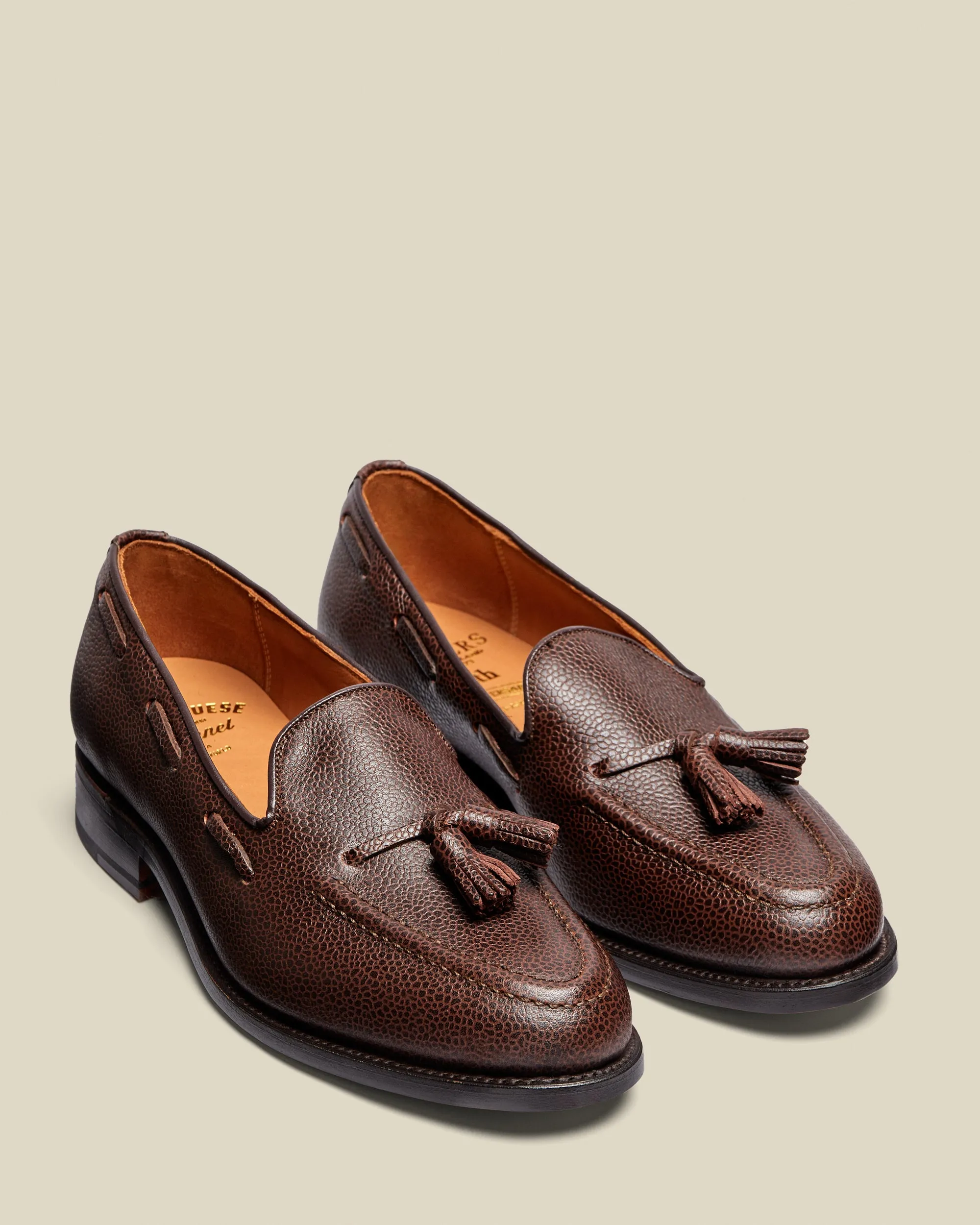 Portuguese Flannel | Sanders - Tassel Loafer - Walnut Grain