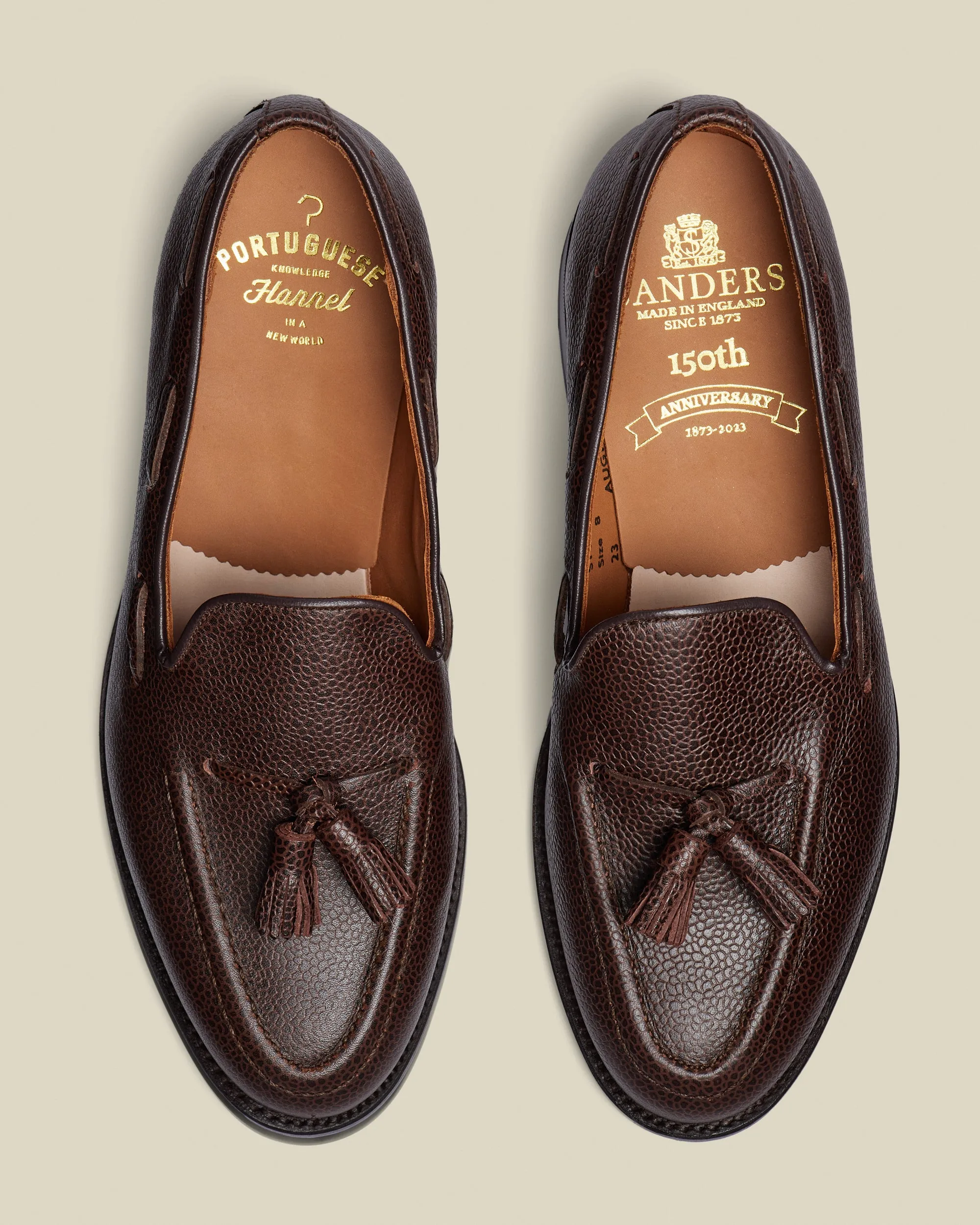 Portuguese Flannel | Sanders - Tassel Loafer - Walnut Grain