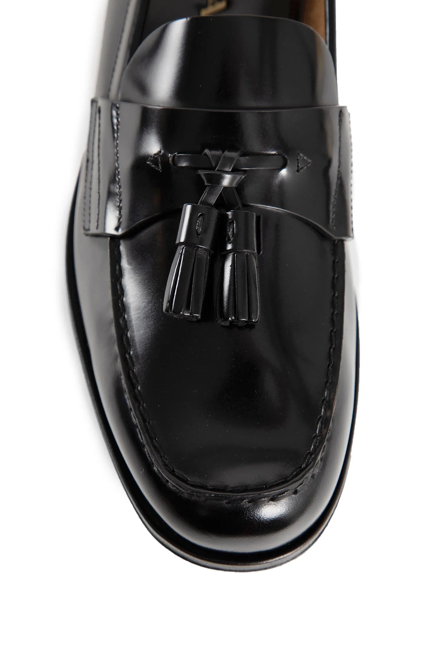 PRADA MAN BLACK LOAFERS & FLATS