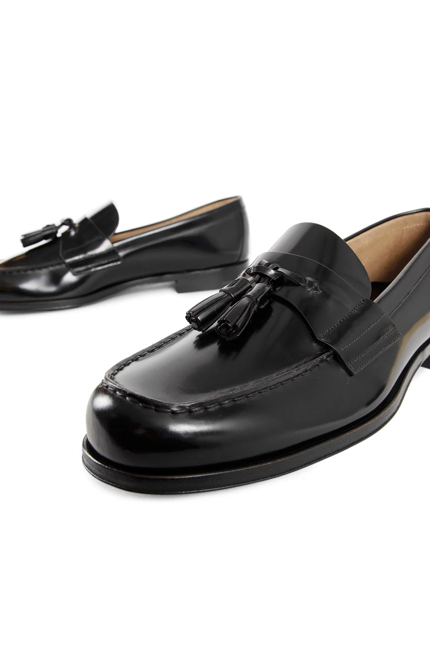 PRADA MAN BLACK LOAFERS & FLATS