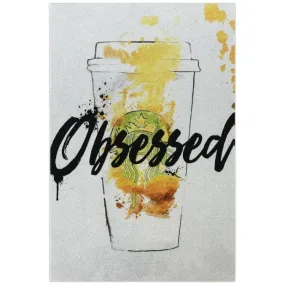 "Obsessed Glitter" High Resolution Graphic Art Print on Wrapped Canvas Wall Art