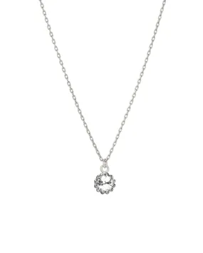 Round Halo Necklace