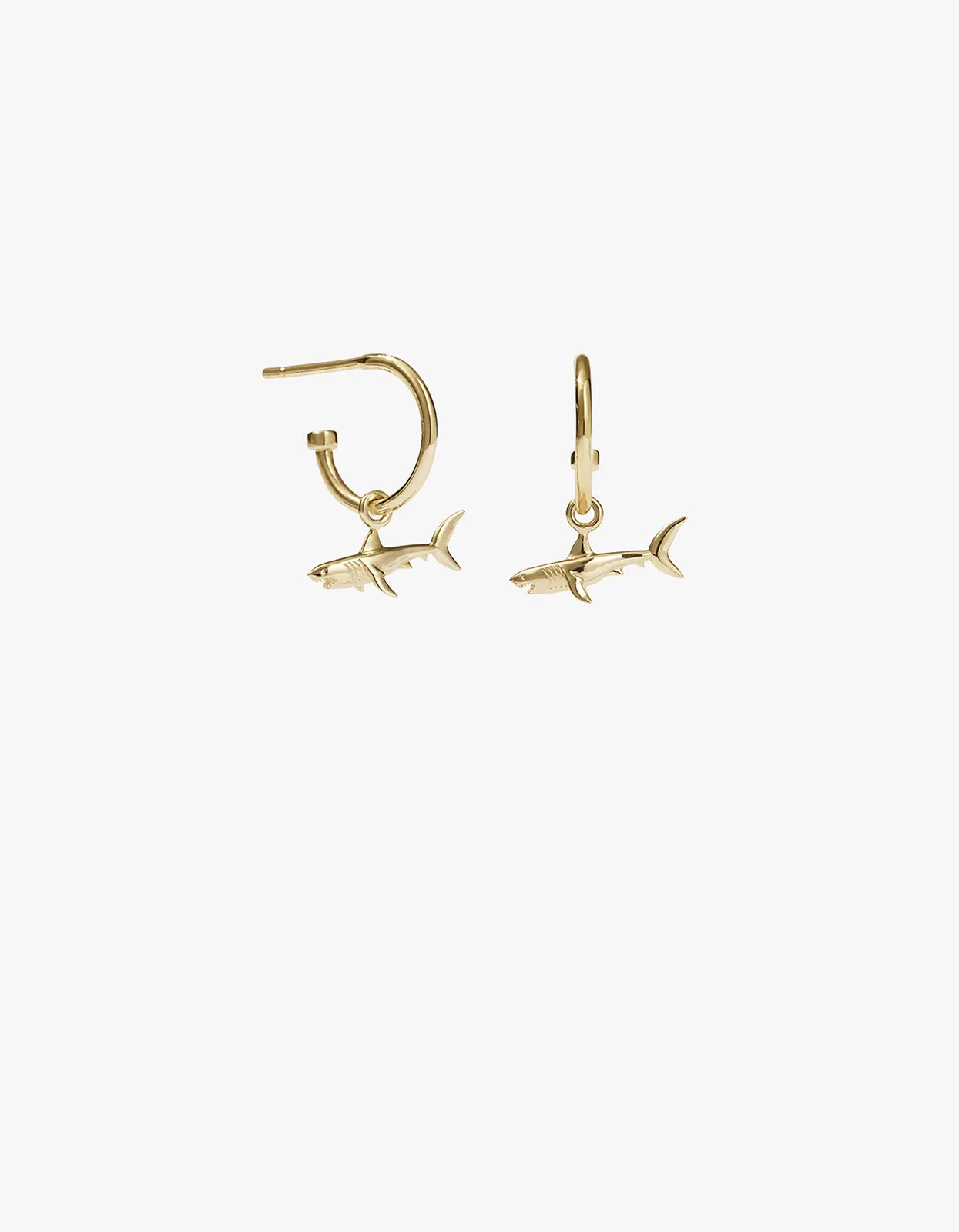 Shark Signature Hoops - Gold