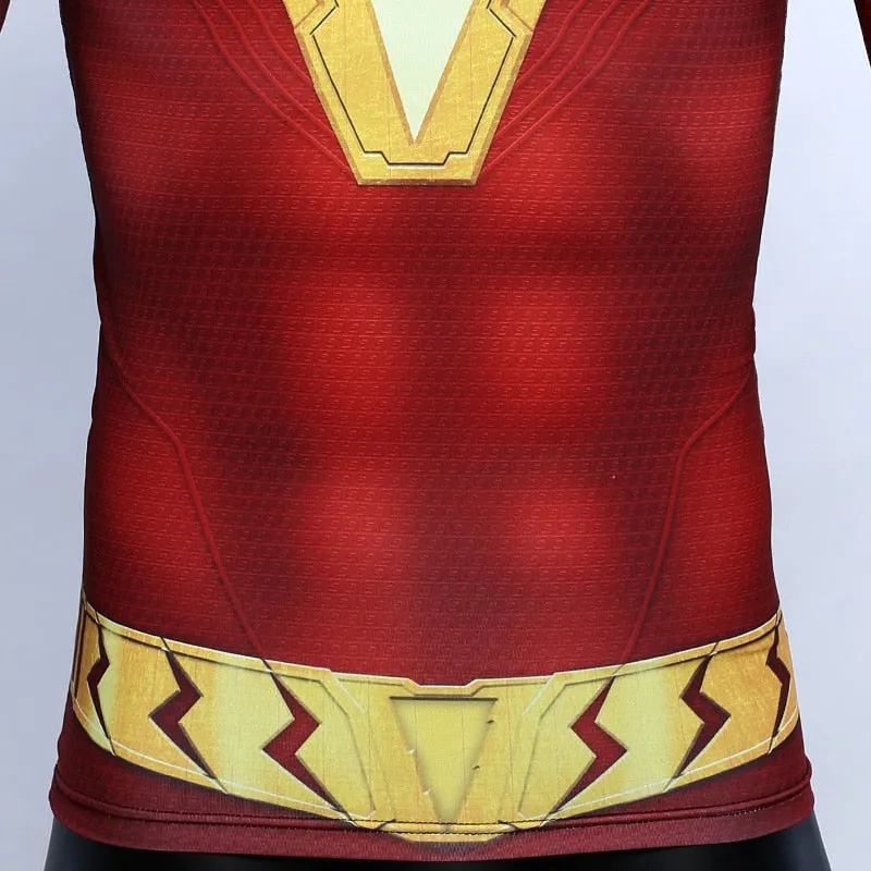 SHAZAM Short Sleeve Compression Shirt for Men