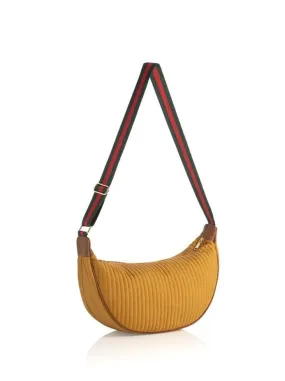 Shiraleah Ezra Quilted Nylon Large Cross-Body, Honey - FINAL SALE ONLY