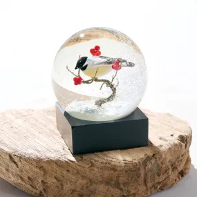 Snowy Chickadee Snow Globe