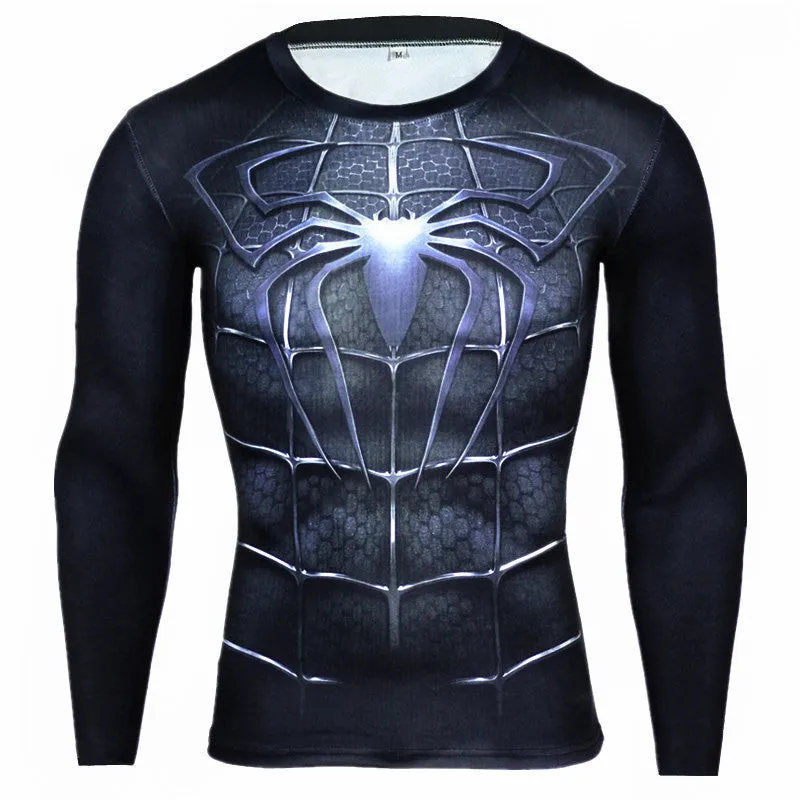 SPIDERMAN Compression Shirt for Men (Long Sleeve)