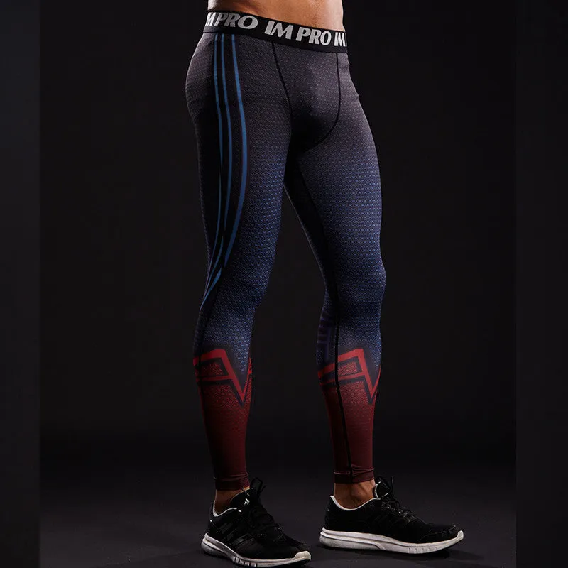 SUPERMAN Compression Leggings for Men