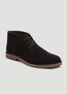 Tall Men's Chukka Boots in Black