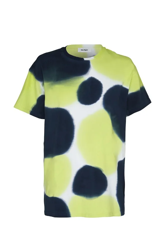 Teo T-Shirt Navy/Lime Green