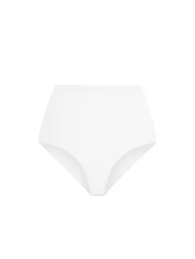 The Sculpting High Waist Brief - Ivory Honeycomb