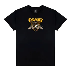 Thrasher - x Anti-Hero Skateboards Eaglegram S/S (Black)