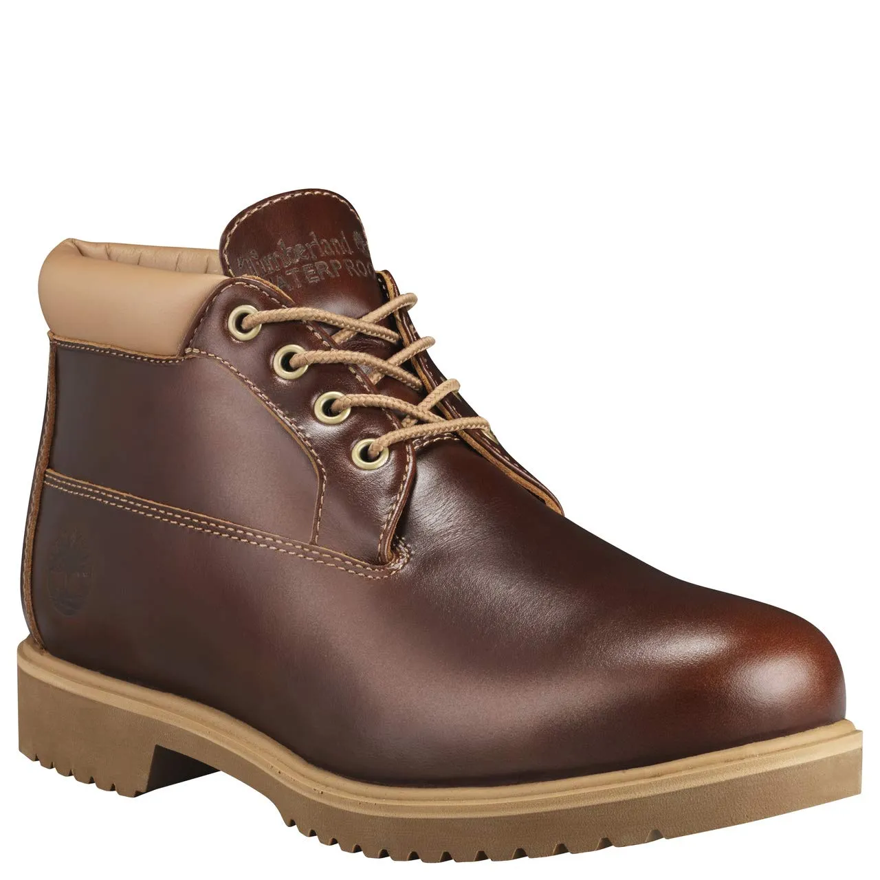 Timberland Men's Waterproof Chukka Boots - Medium Brown Nubuck