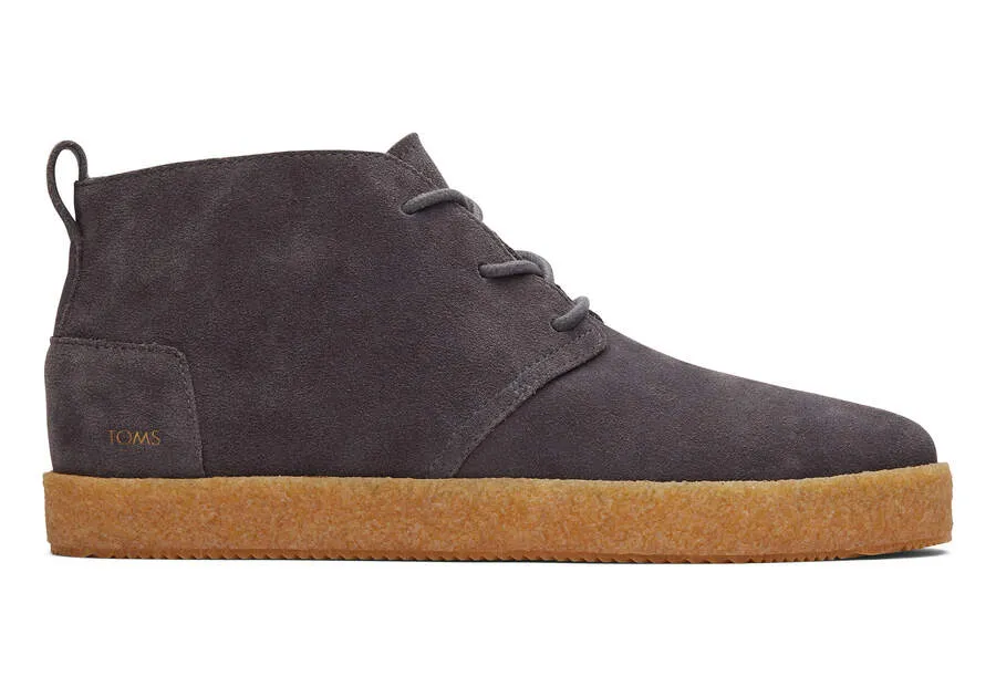 TOMS Mens Fremont Suede Ankle Boot - Pavement Grey