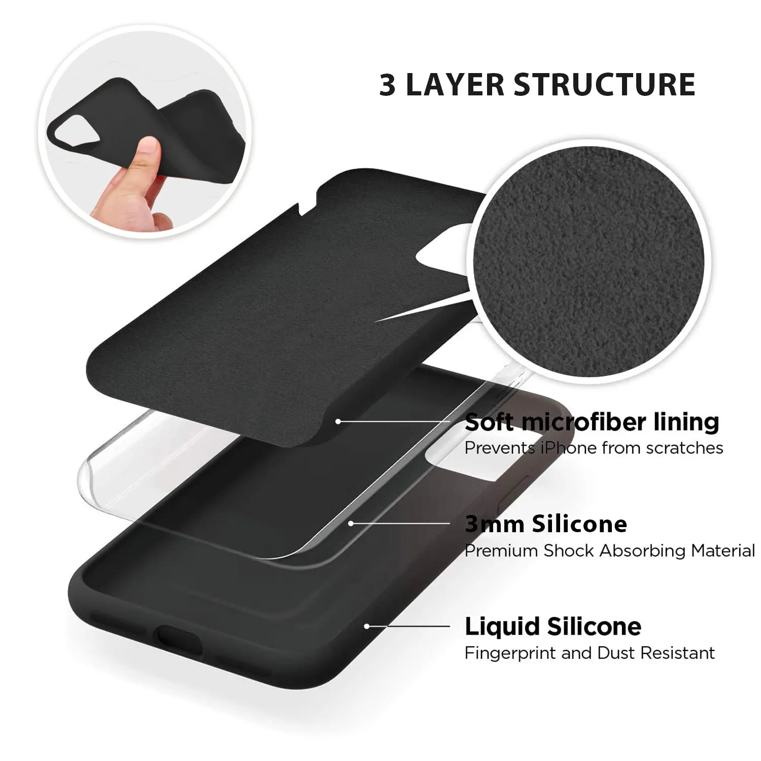 Tough On iPhone 11 Case Liquid Silicone