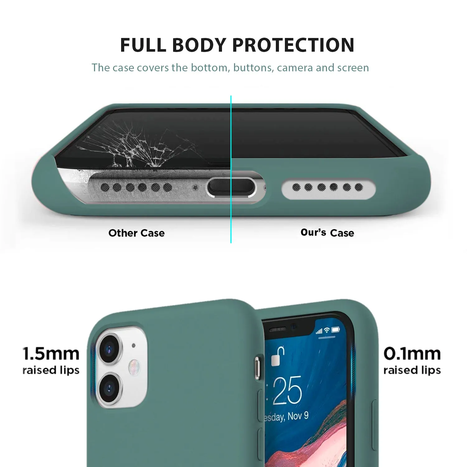 Tough On iPhone 11 Case Liquid Silicone