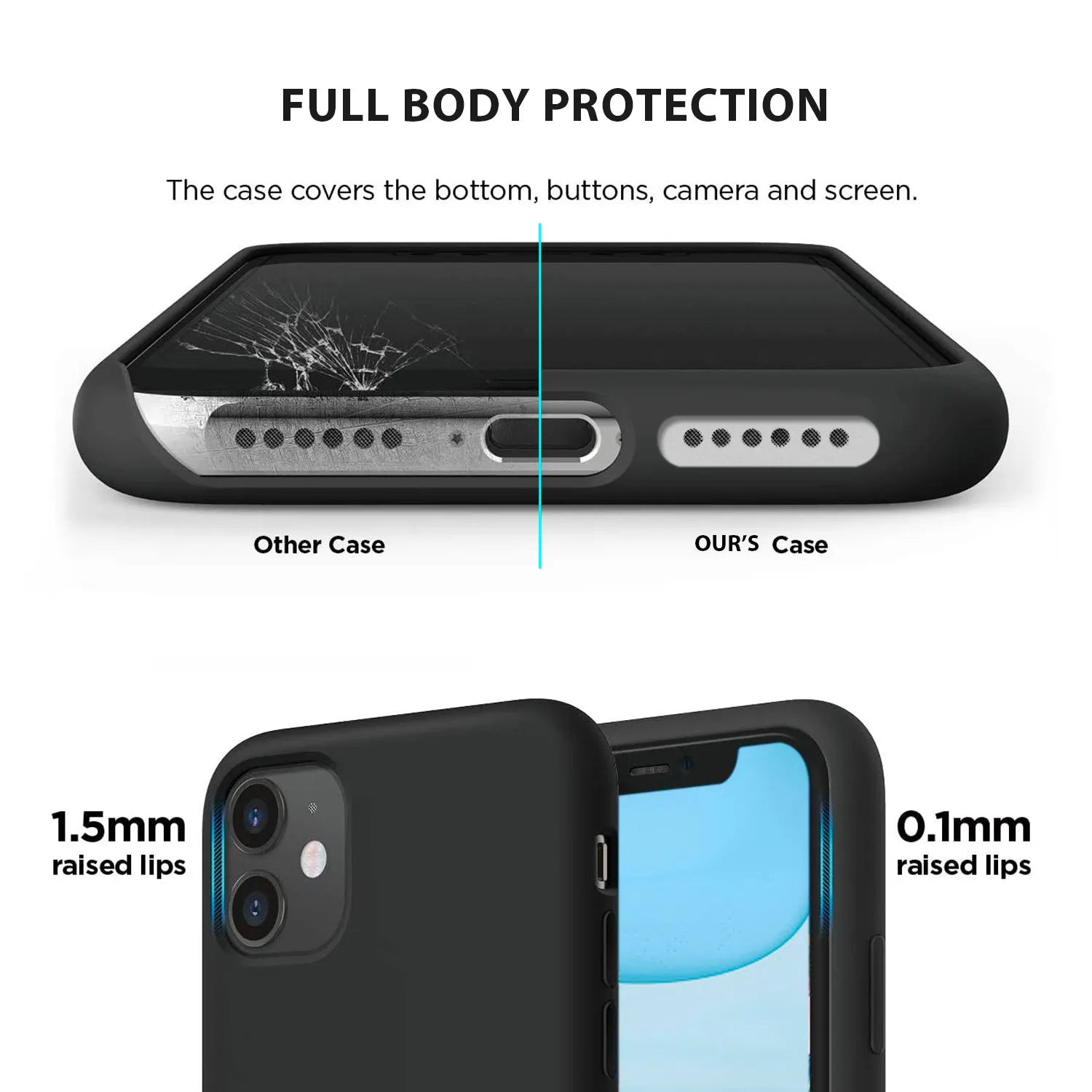 Tough On iPhone 11 Case Liquid Silicone