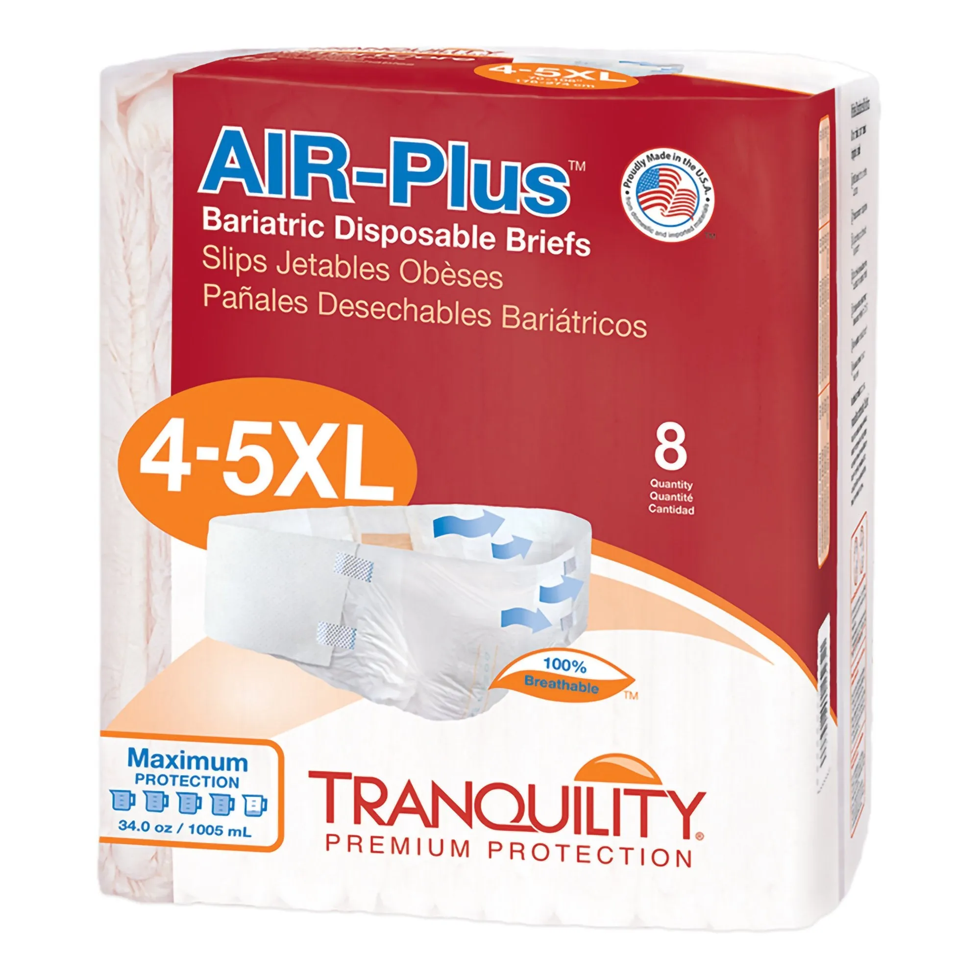 Tranquility Air-Plus Bariatric Brief