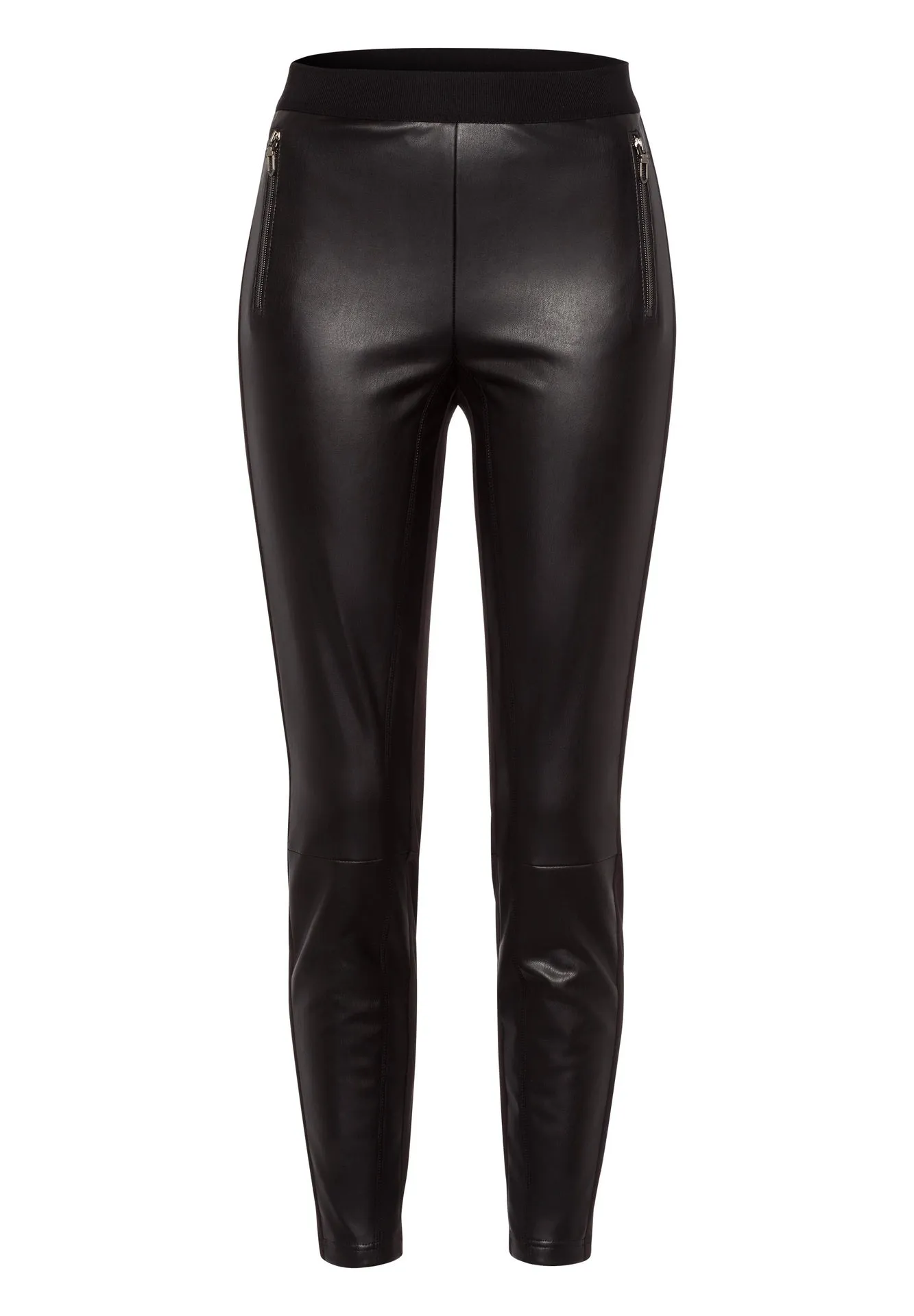 Tuzzi Black Leather Look Leggings