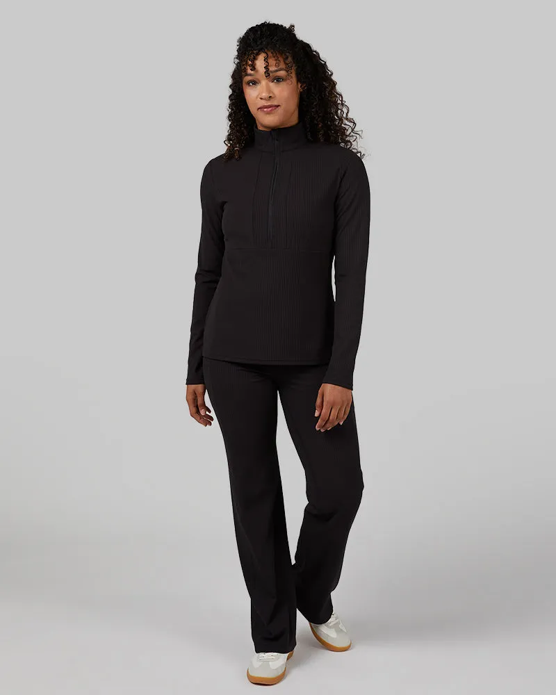 WOMEN'S ACTIVE RIB  ZIP TOP