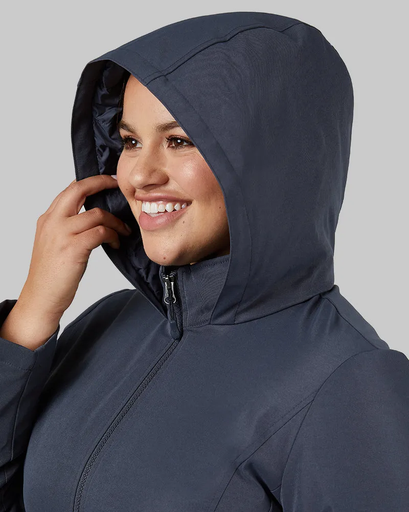 WOMEN'S SOFT TECH DOWN HOODED JACKET