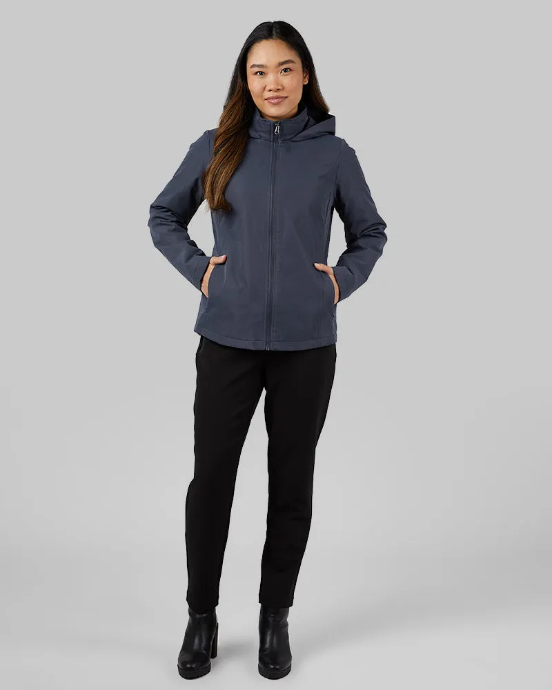 WOMEN'S SOFT TECH DOWN HOODED JACKET