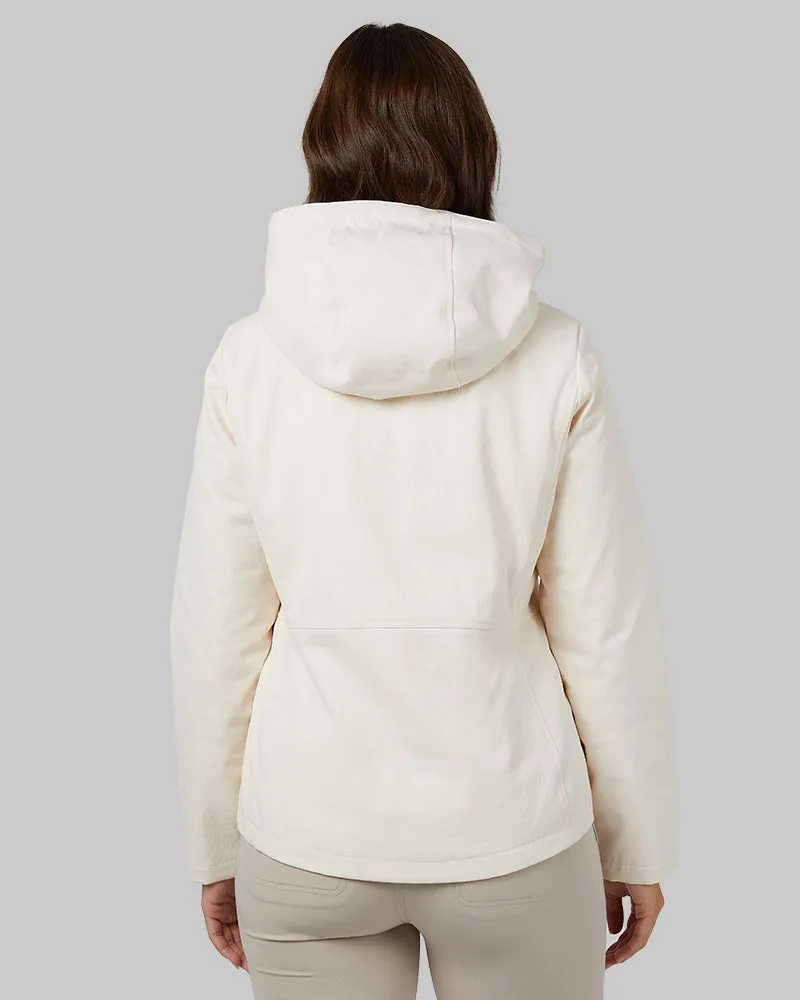 WOMEN'S SOFT TECH DOWN HOODED JACKET