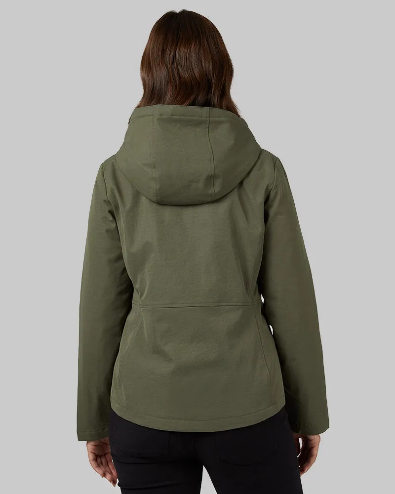 WOMEN'S SOFT TECH DOWN HOODED JACKET